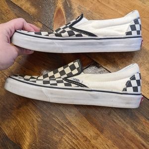 Vans Slip On Checkerboard Women's 8